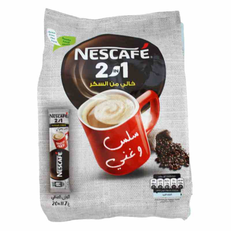 Nescafé 2 in 1 Original (25 sachets) - café libanais